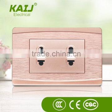 USA American Standard Wall Mount Power Electrical Double Twin 2 Pin Multi Lighting Socket Outlet and Plug photo-3