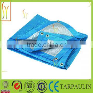 HDPE+LDPE blue/white pe tarpaulin cover with UV resistant,waterproof ,sunproof ,made to order pe truck cover tarps