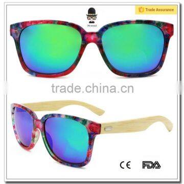 Italian Brand Name Fashion Wooden Sunglass polarized Sunglasses 2015 CE/FDA