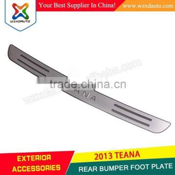 2013 TEANA REAR BUMPER FOOT PLATE ABS CHROME CAR ACCESSORIES