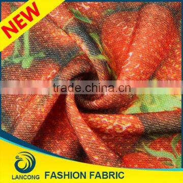 Shaoxing textile manufacturer New Design High Quality terry fabric circular knit fabric forcable knit sweater