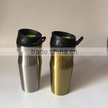 2015 new products from Yongkang stainless steel plastic travel auto mug