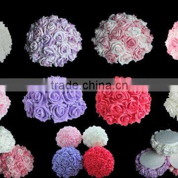 wholesale artificial foam rose wedding flower