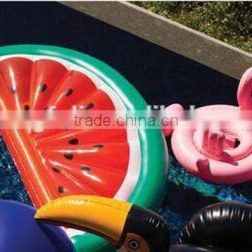 high quality safety large inflatable watermelon float funny water melon pool float plastic fruit life raft