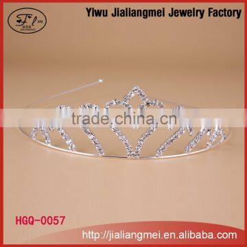 bulk princess rhinestone fashion hair tiara