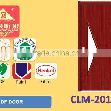 High quality popular design pvc mdf door with Turkey upper frame