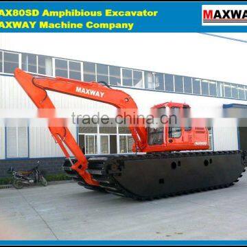 Cheap Price, Mini Marsh Excavator for sale , 0.35 m3 Bucket . CE , EPA avaliable . Model: MAX80SD