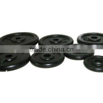 Black Paint Cast Iron Weight Plate