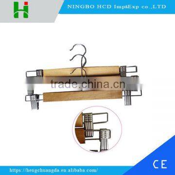 Multifuntional Wood Hanger for clothes, wood pants hanger