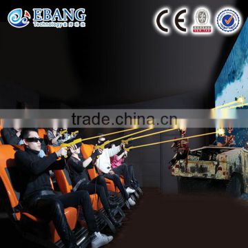 Electronic amusement park arcade 9d cinema with cabin