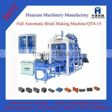 Small Automatic Fly Ash Brick Machine,auto Brick Machine QT4-15 Brick Making Machines Sale in Kenya photo-2