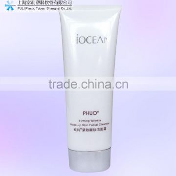 silk-screen printing Cosmetic tube with flip top cap packaging for cream