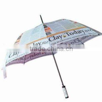 Straight umbrella,printing umbrella(heat transfer printing),newspaper umbrella,promotion umbrella,flower umbrella,straight umbrella