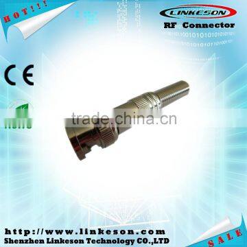 BNC CCTV male spring video connector