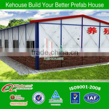 China Big Cheap Light Steel Structure KEHOUSE Prefabricated House