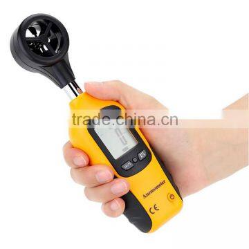 2016 Anemometer HT-81 Digital Anemometer Wind Speed Meter Air Flow Meter LCD Display Velocity Temperature Measuring Tacometro photo-2
