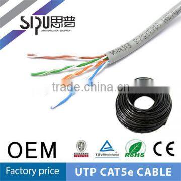 SIPU PVC spiral cable cat6/cat5 4p utp cable