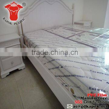 High quality soft printed mattress pvc film