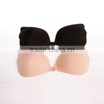 Lady's seamless wholesale hot adhesive invisible bra breast lift