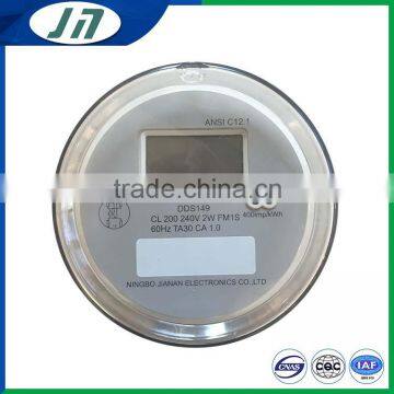 China Zhejiang round single phase HPL energy meter wireless plug