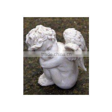 outdoor marble cherub statues