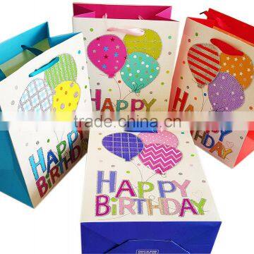 2016 Customized Top Quality Birthday Paper Bag for party