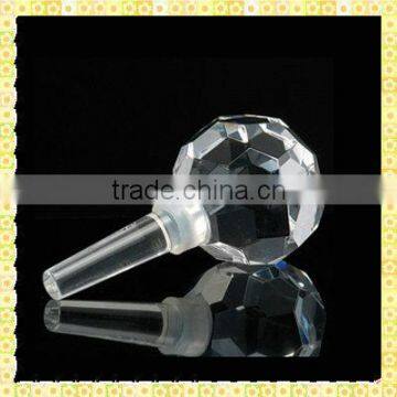 Best Seller Clear Crystal Ball Wine Stoppers For Business Souvenirs