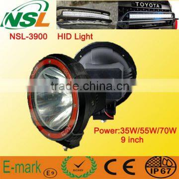 9inch HID Driving light,hid off road light 35/55w/75w 9V-30V 4x4 hid driving light