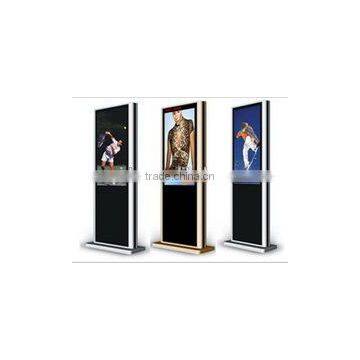 LCD/LED in door advertising display_hot sale Shoe Cleaning Machine With led Screen advertising player all in one