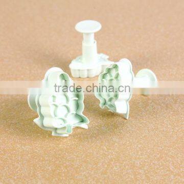 3pcs grape shape small size plunger cutter