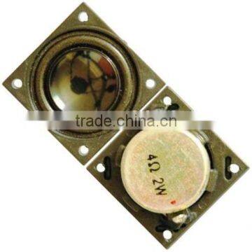 Micro Speaker P/N YDT2828N-R02F4 (W28.0*L28.0*H10.3) with concave membrane for multimedia