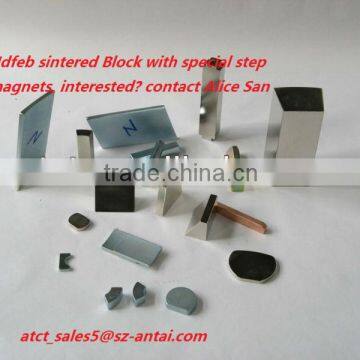 Sintered super strong Ndfeb Block ladder with step magnets
