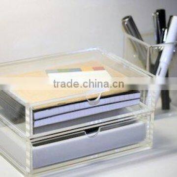 desk top acrylic stationery holder