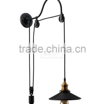 Rusted Retro Wall Lamp Gooseneck Metal Wall Sconce Light Fixture photo-5