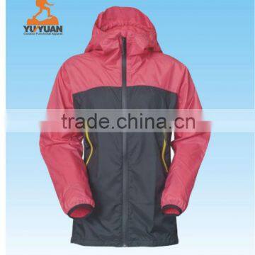 Mens Nylon Waterproof Windless Hoodie Windbreaker Jacket