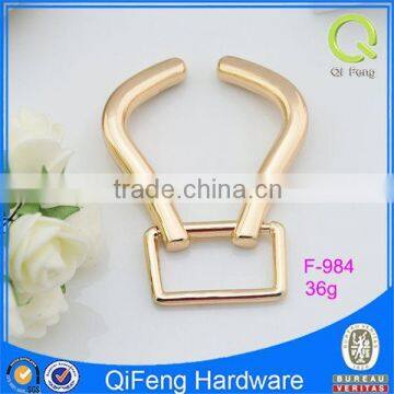 F-984 gold metal ornament fashion hardware for bag fast delivery factory price