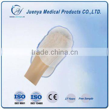 Hospital use cheap disposable nonwoven slippers