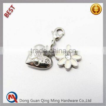 metal heart shape flower decorations , shoe decoration, bag decorations