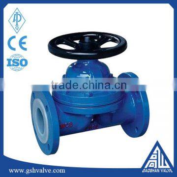 Fluorine lined diaphragm valve with competitive price