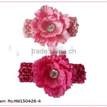 2014 cute flower baby headband headwrap manufacturer