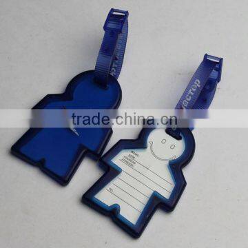 custom logo luggage tag airplane