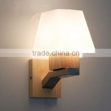 Japanese Korean staircase entrance hallway wall wood wall lamp bedroom bedside lamp