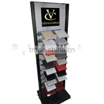 floor stone display tile rack