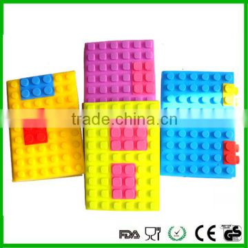 Interesting Blocks Puzzle Silicone Notebook for A4 A5 A6