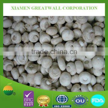 Frozen white champignon mushroom whole