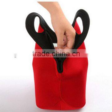 China Supplier Direct Sale Neoprene Warmer Lunch Box Bag Neoprene Lunch Box Thermal Bag photo-3