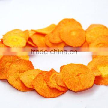 Carrot chips Tempura vegetable snacks VF dried carrot