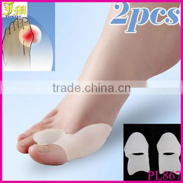 Wholesale New 1 x Pair Silicone Gel Pad Bunion Toe Protector Separator Straighteners Corrector Eases Foot Pain