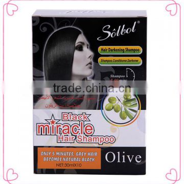 gmpc and iso halal certification black hair shampoo