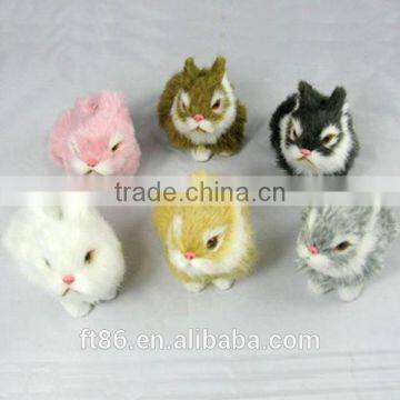 Replica Realistic Bunny Handmade Easter Decoration Magnet Rabbit photo-6